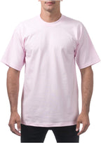 Camiseta blanca ProClub (rosa)