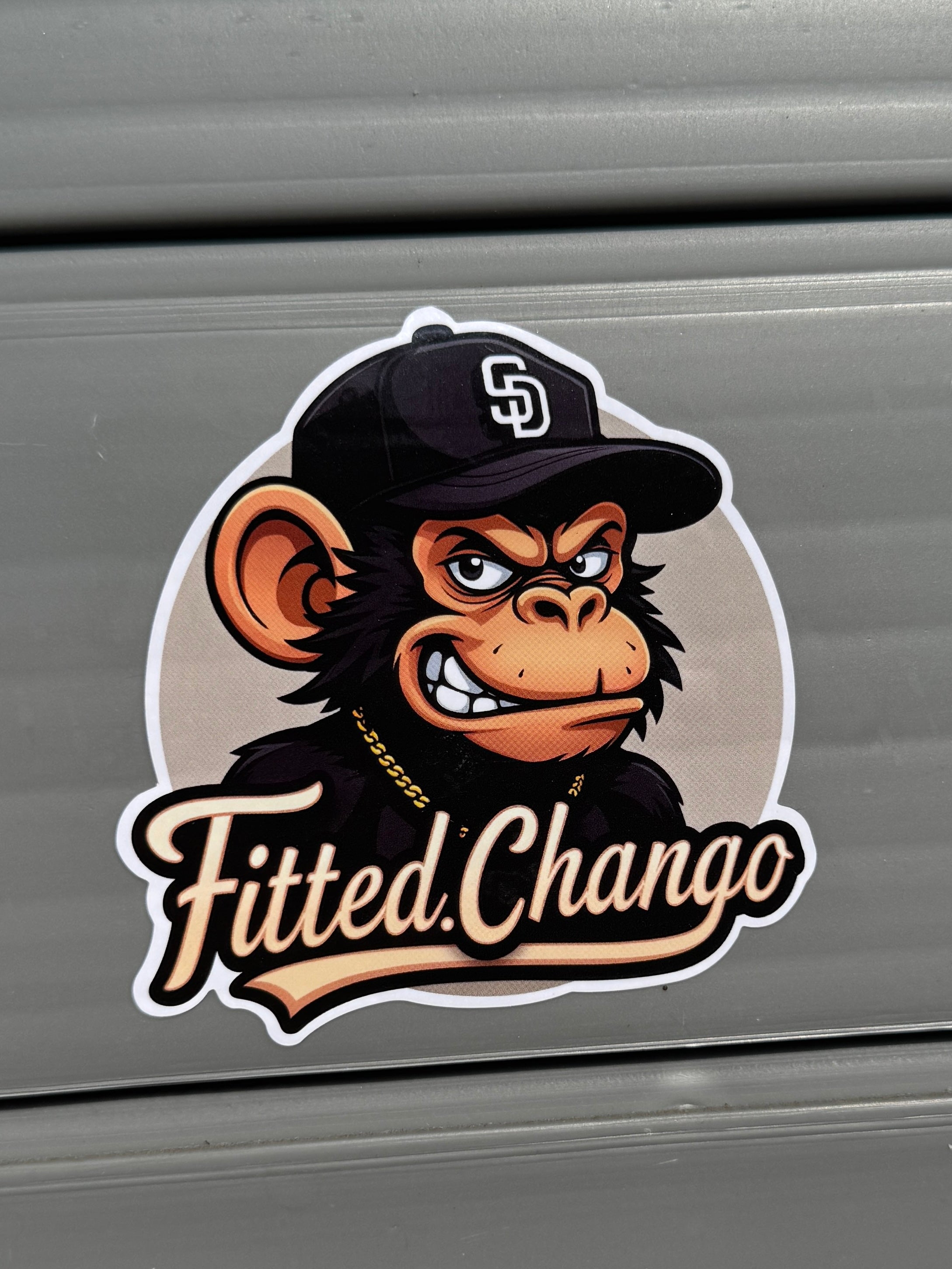 Pegatinas Fitted.Chango (paquete de 3)