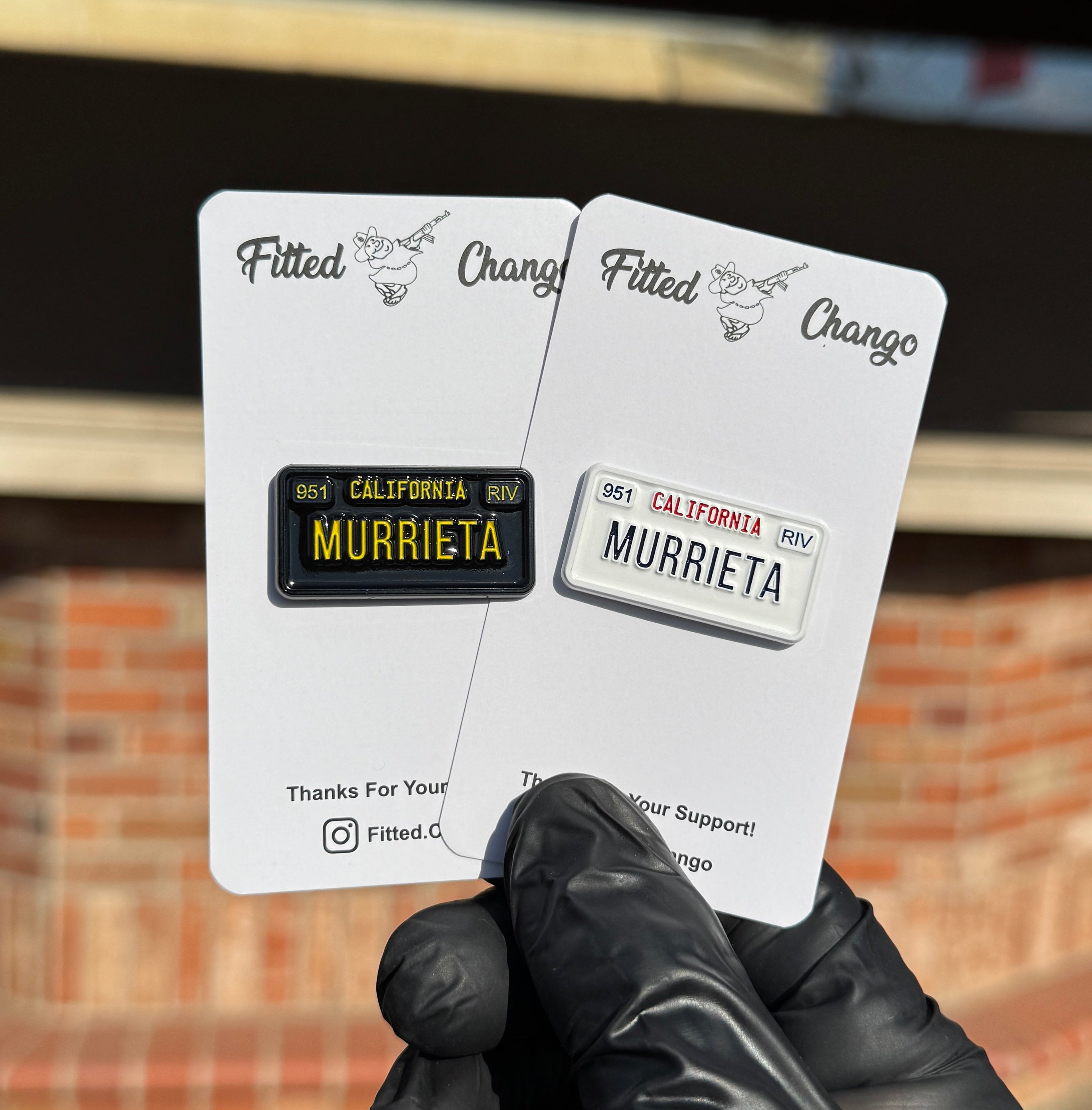 Pin de matrícula de Murrieta