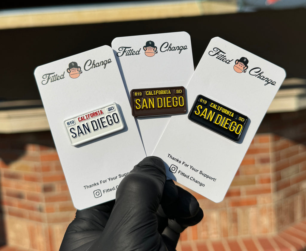 Pin de matrícula de San Diego