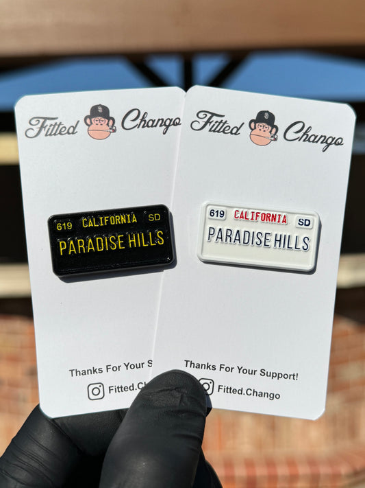 Paradise Hills License Plate Pin