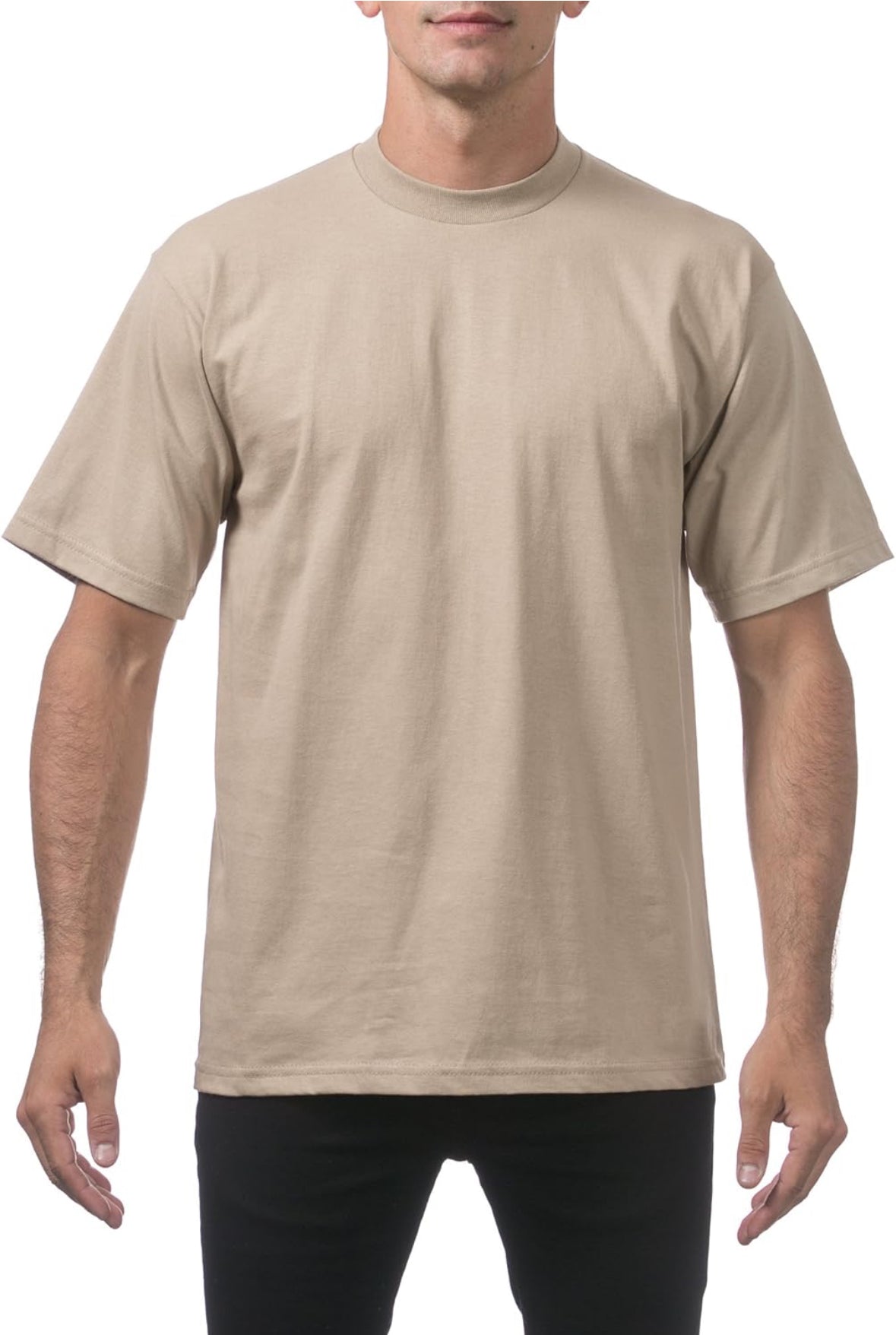 Camiseta ProClub en blanco (caqui)