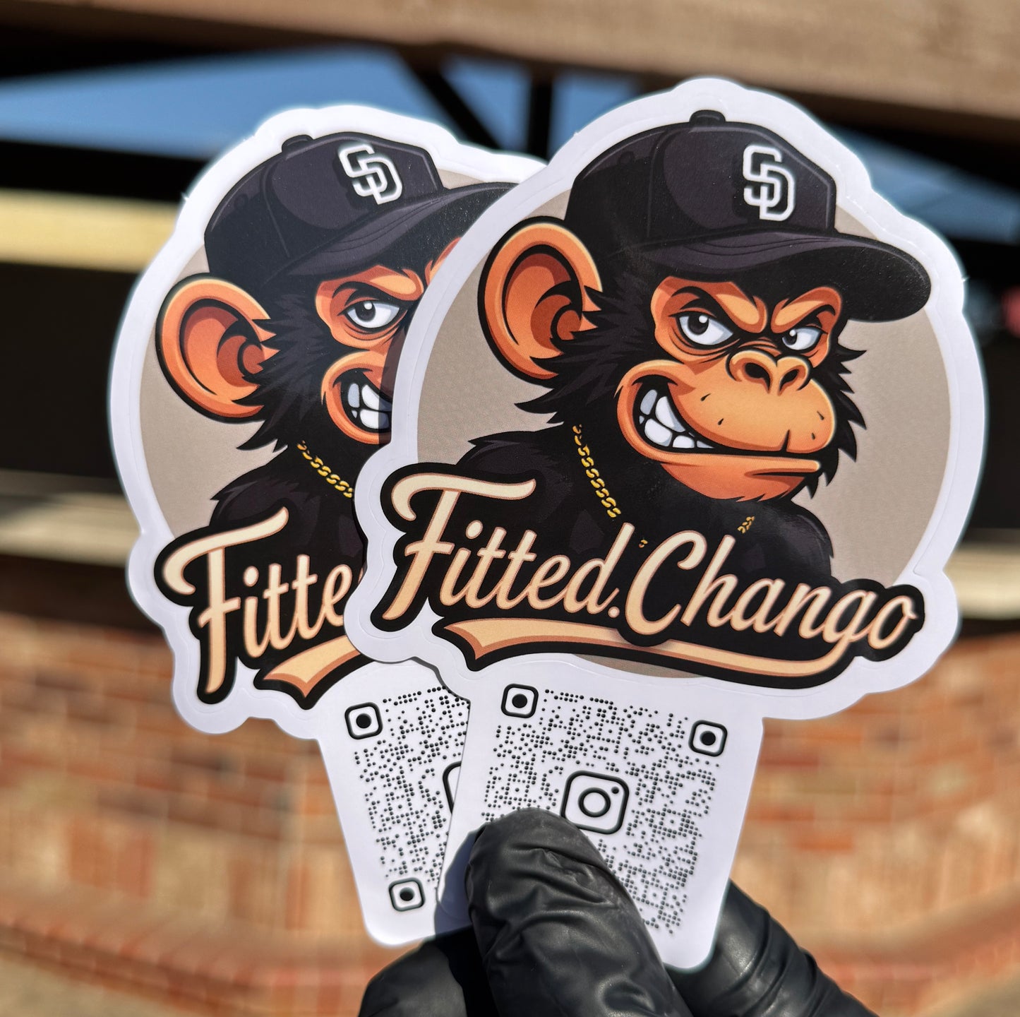 Fitted.Chango Stickers (3 Pack)