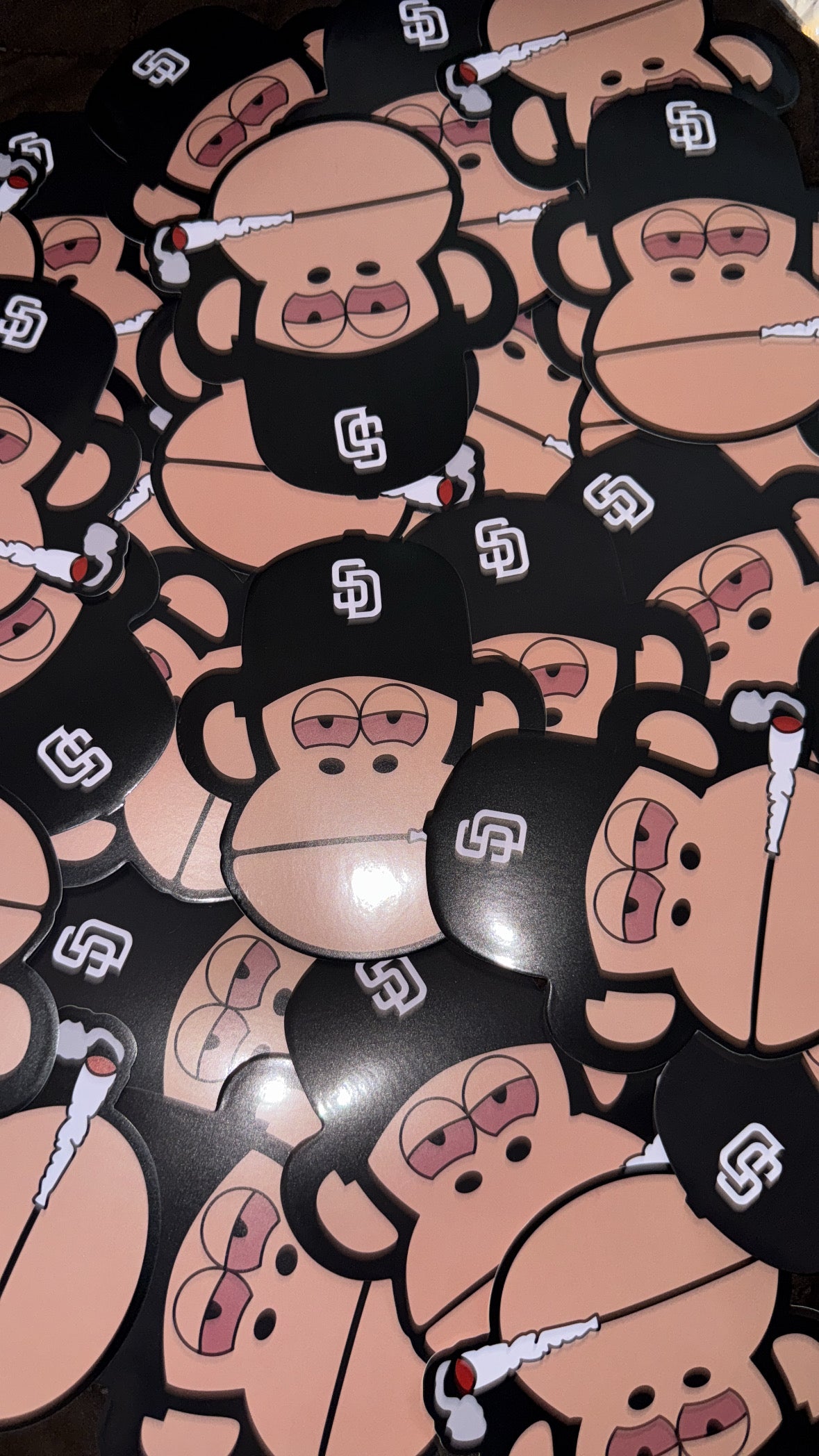 Nyandango Sticker Fitted.Chango Stickers (3 Pack)