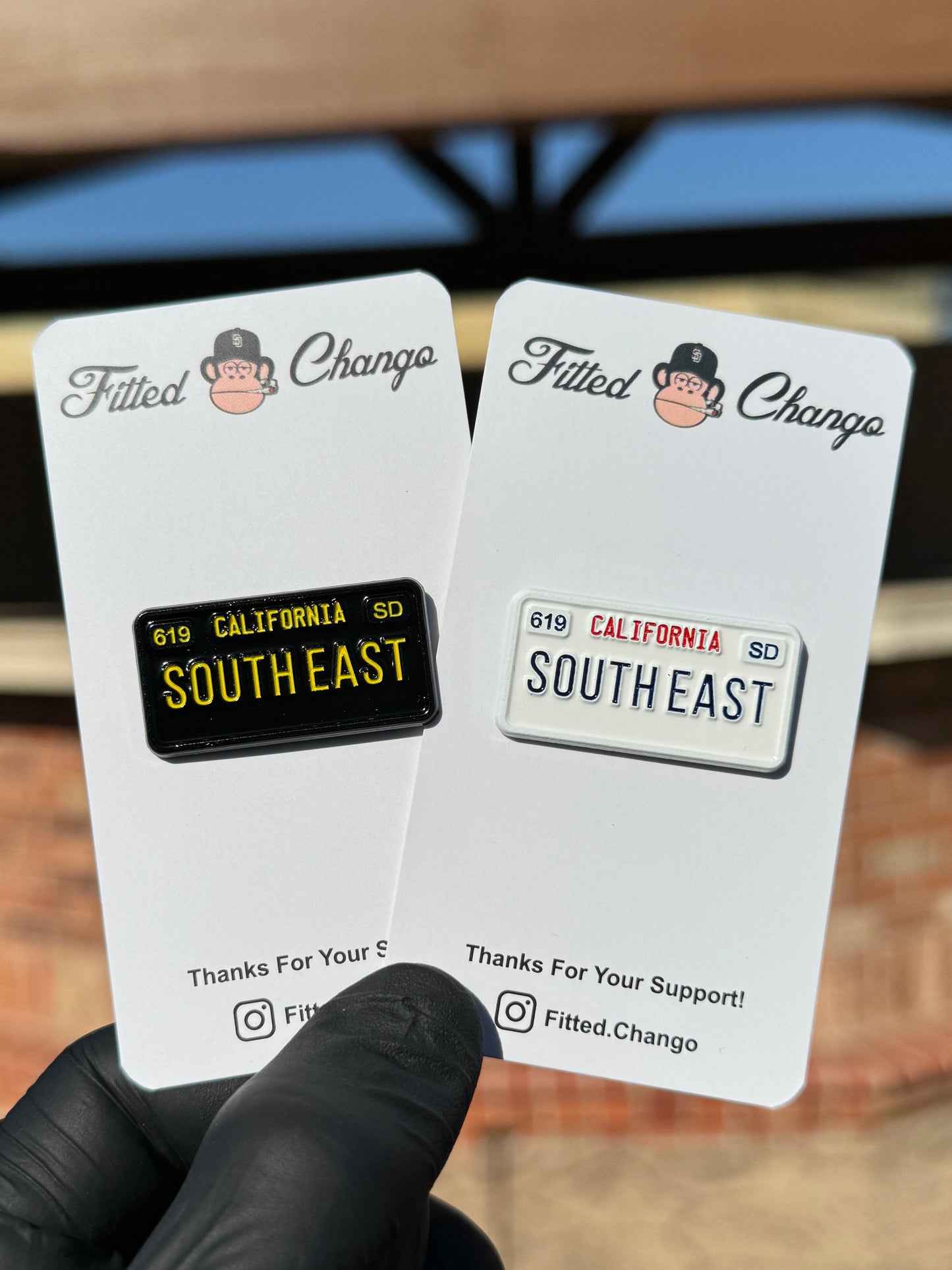 South East License Plate Pin