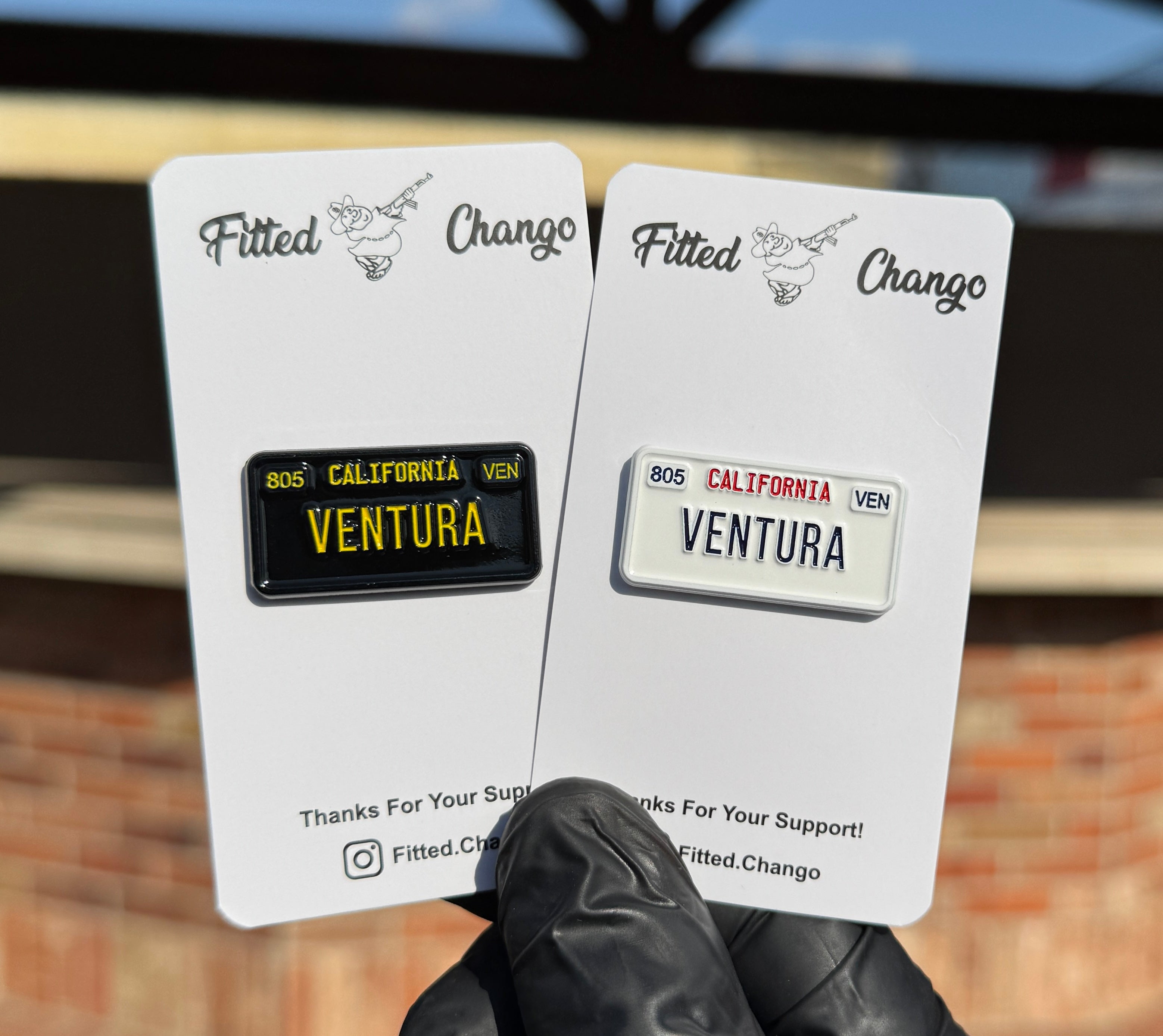 Pin de matrícula de Ventura