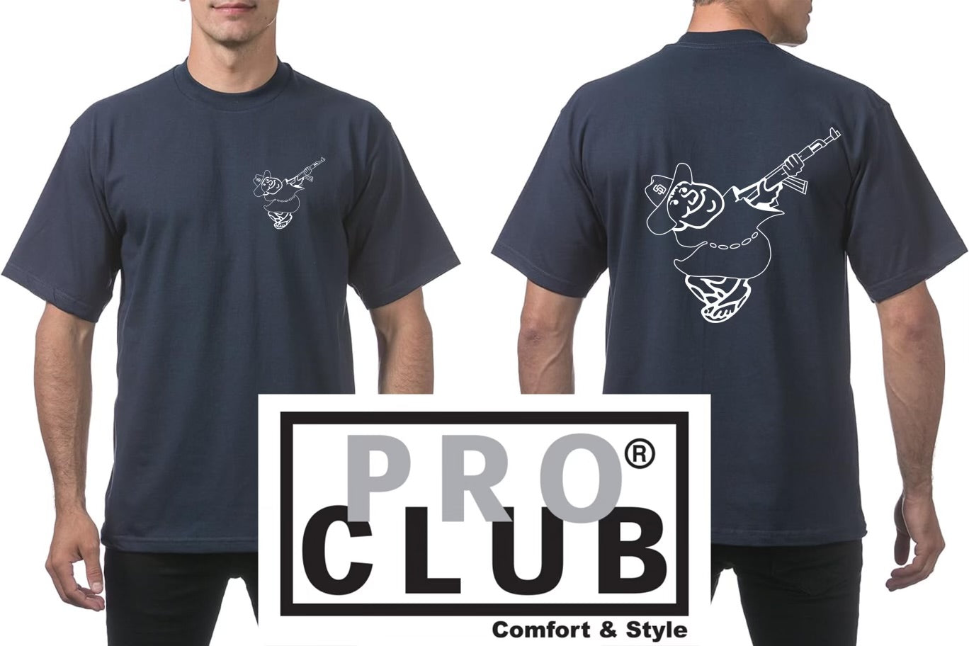 NAVY BLUE COMPADRE T-SHIRT