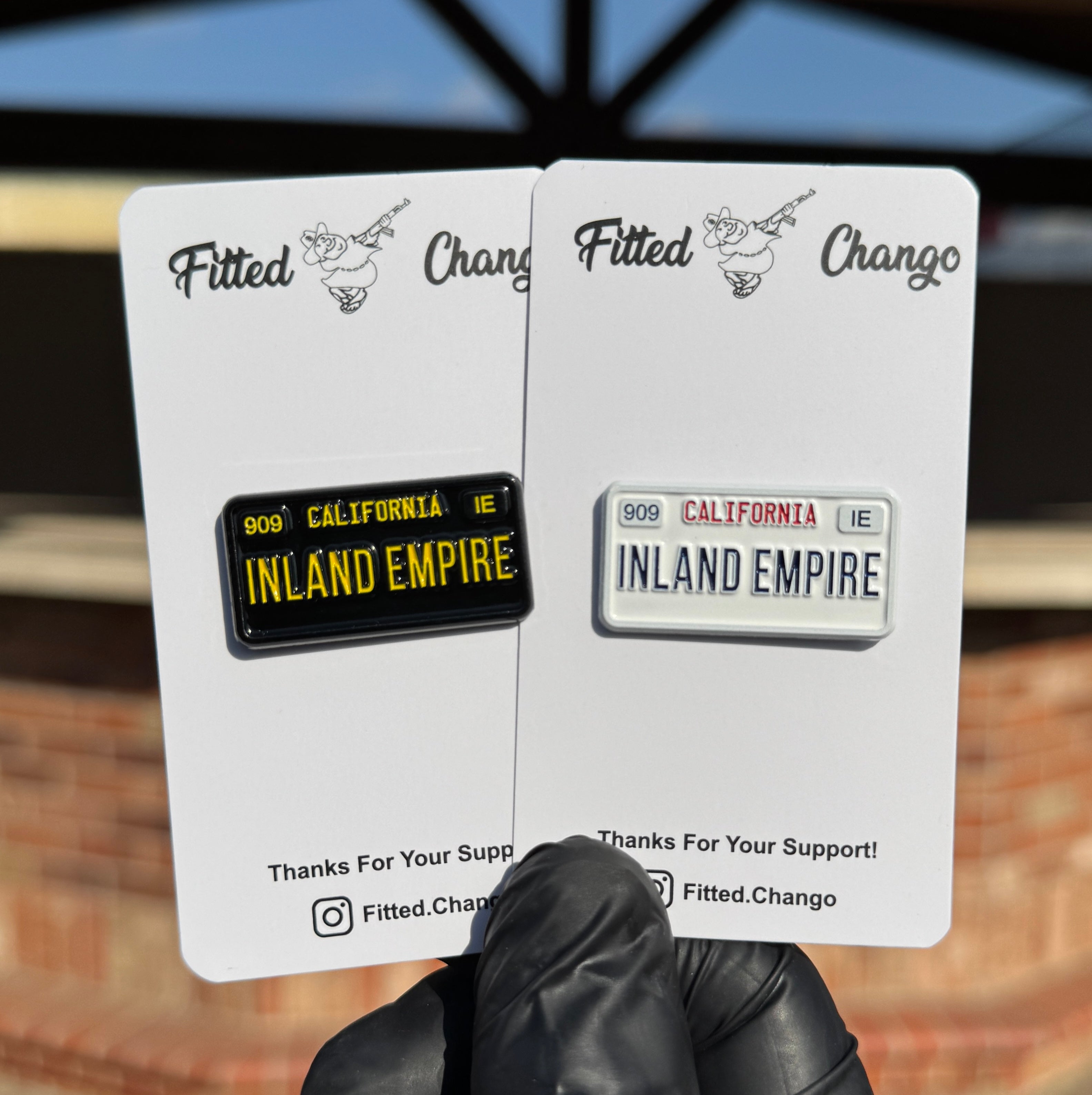 Pin de matrícula de Inland Empire