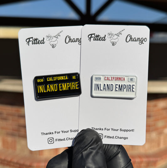 Inland Empire License Plate Pin