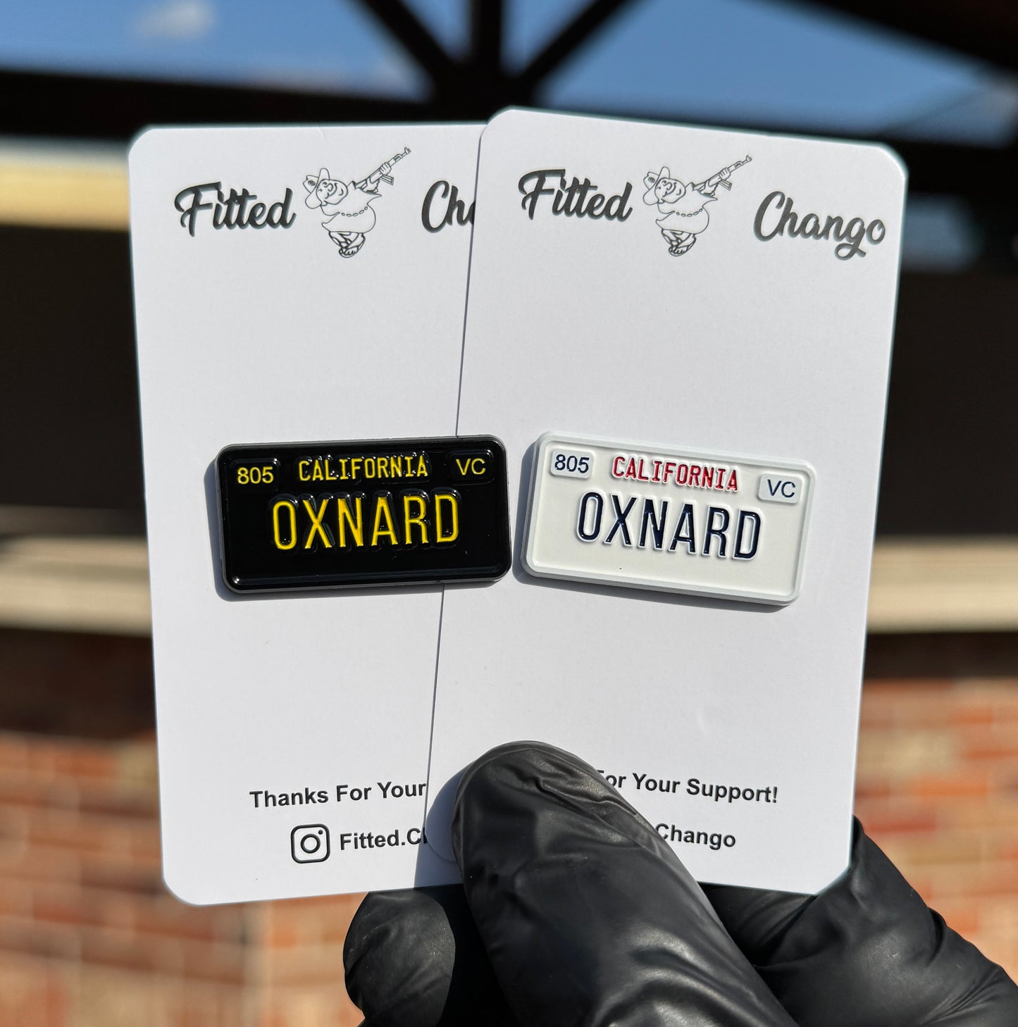 Oxnard License Plate Pin