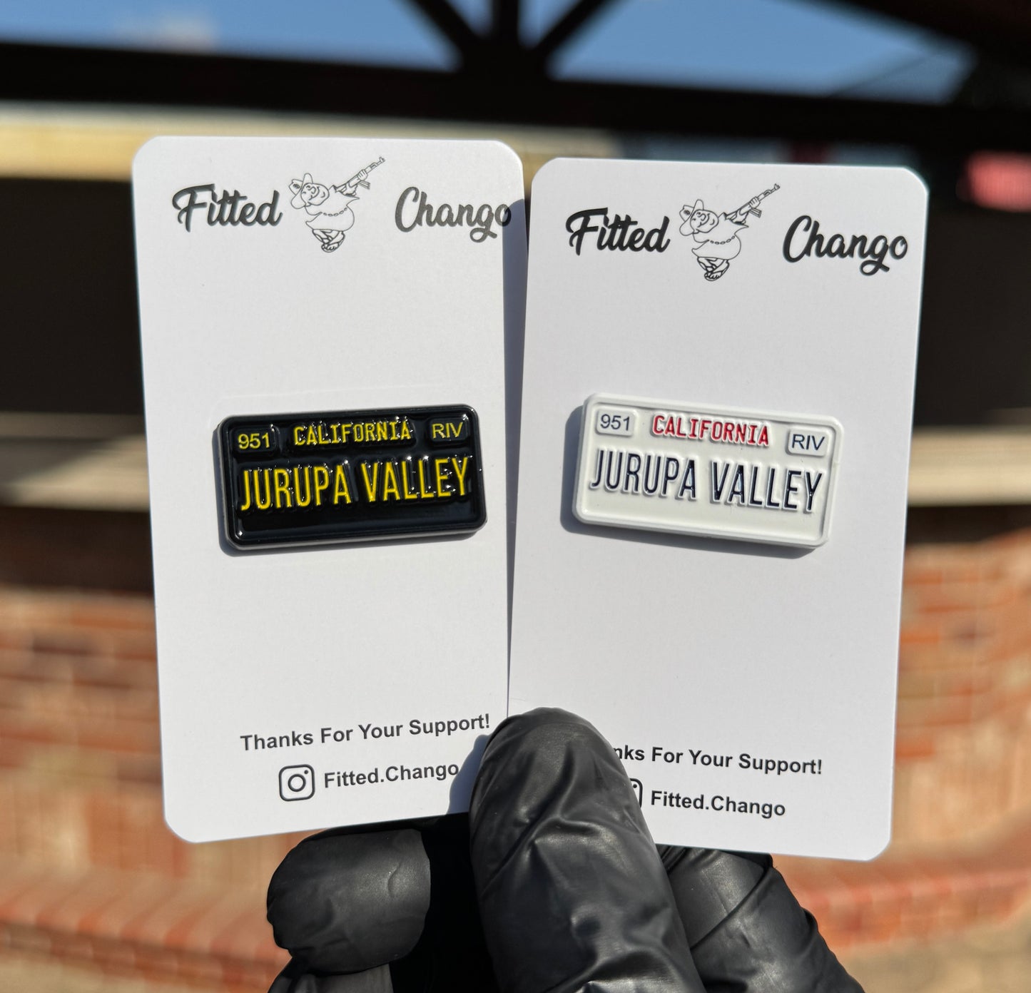 Jurupa Valley License Plate Pin