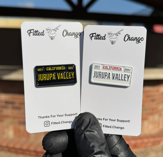 Jurupa Valley License Plate Pin