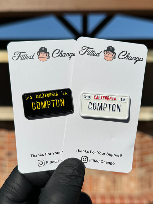 Compton License Plate Pin