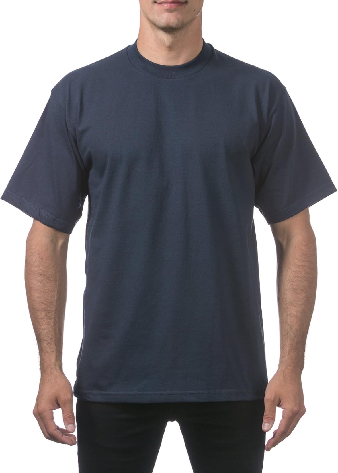 Camiseta ProClub en blanco (azul marino)