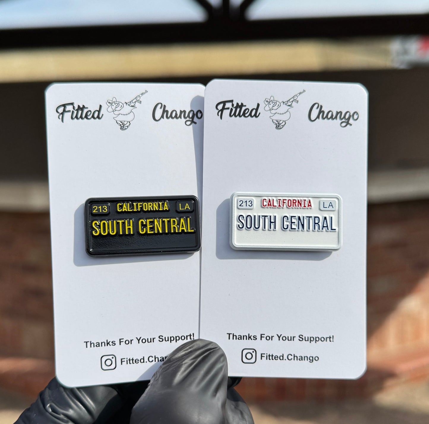 South Central License Plate Pin