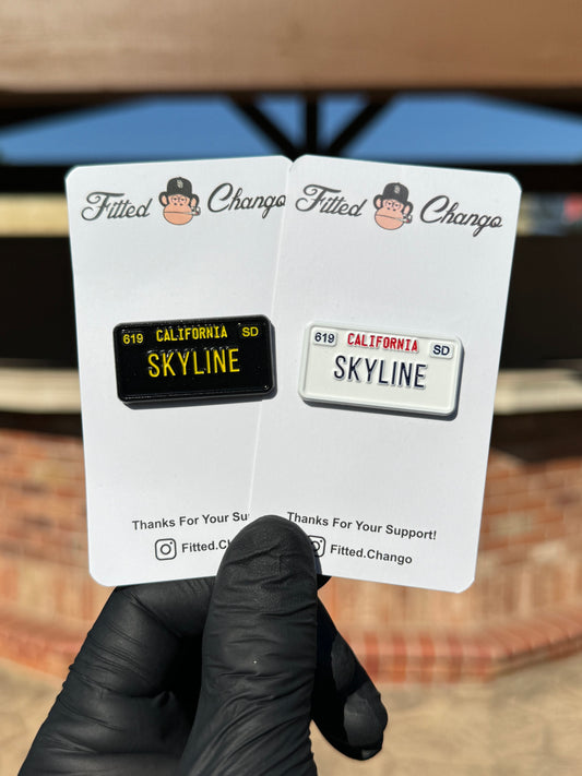 Skyline License Plate Pin