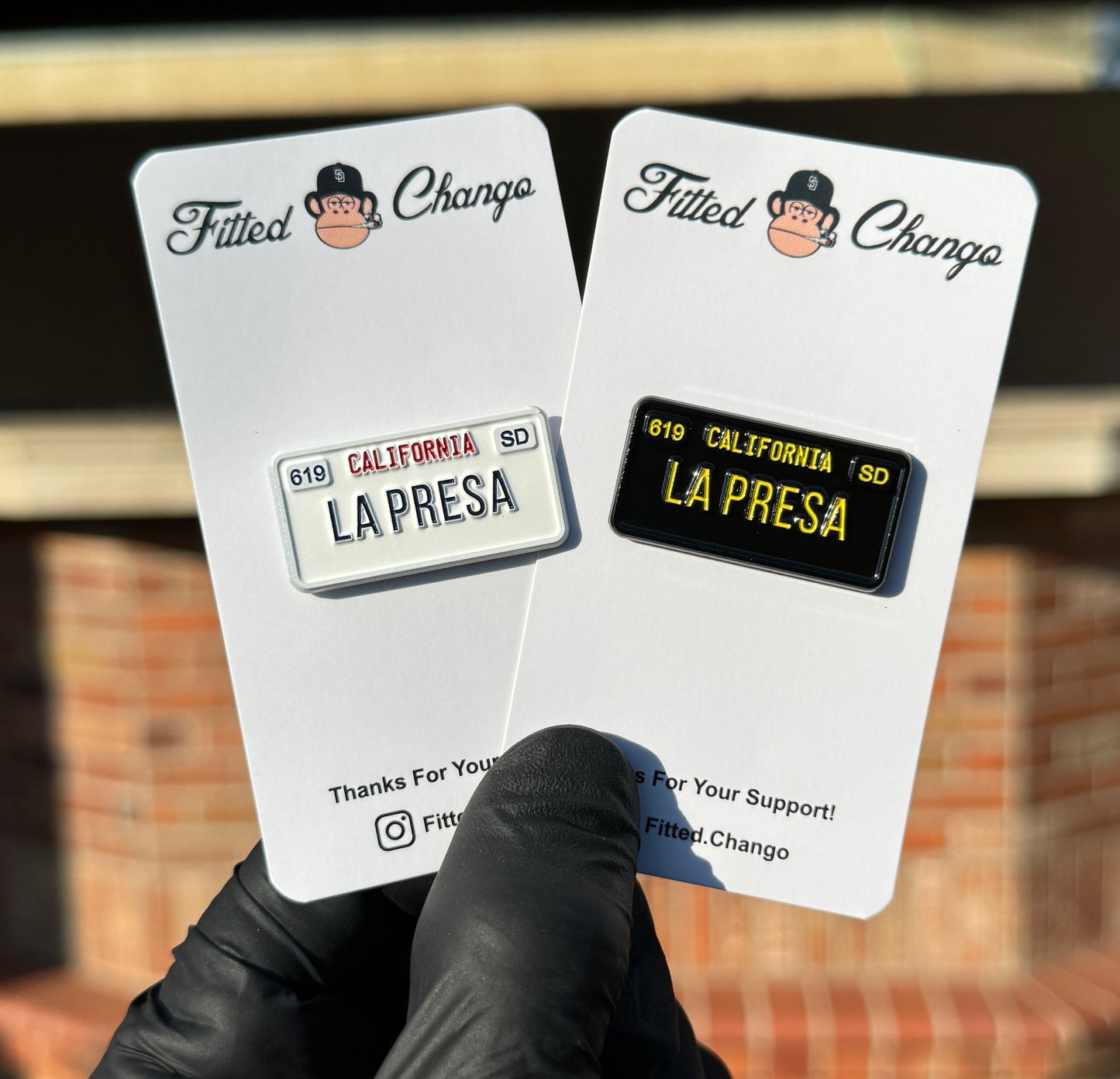 La Presa License Plate