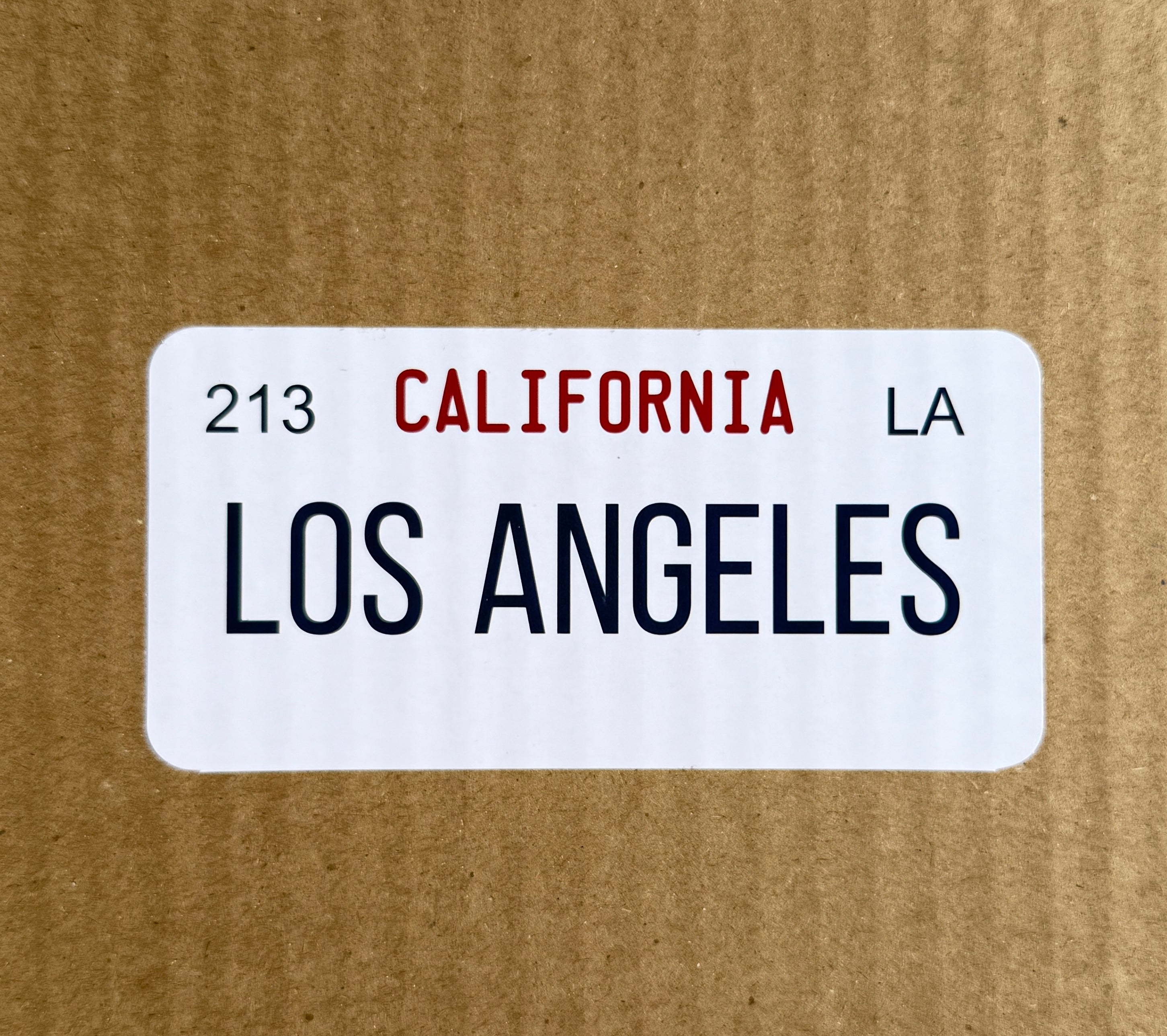 Los Angeles License Plate Stickers (3 Pack)