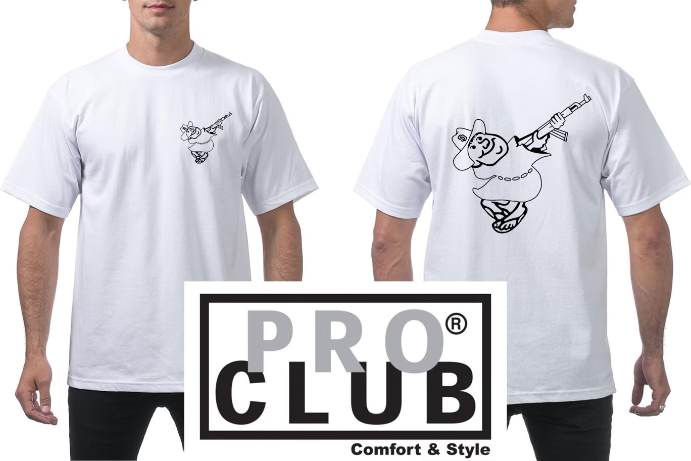CAMISETA BLANCA COMPADRE