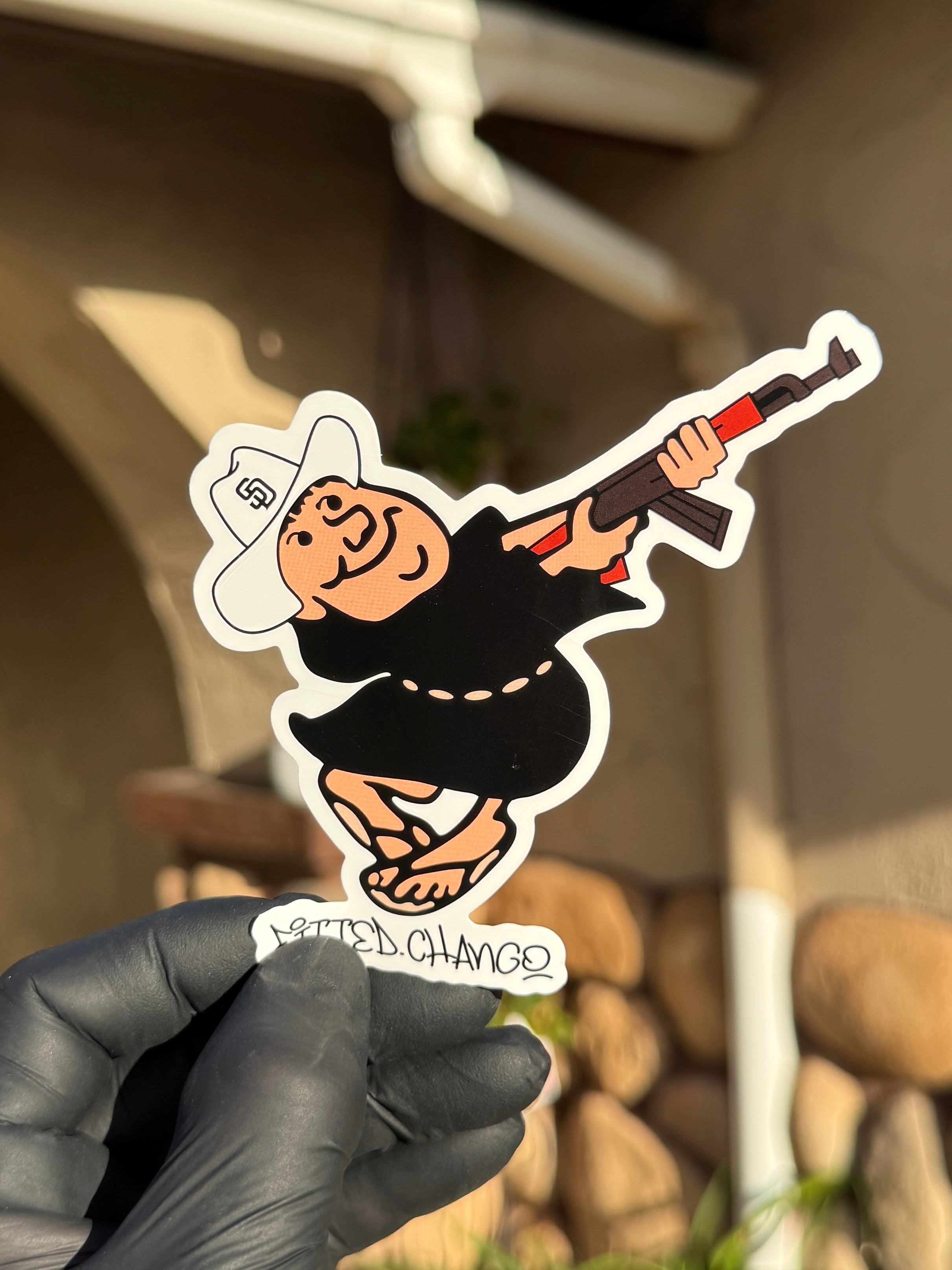 Compadre Stickers Black (3 Pack) – Fitted.Chango