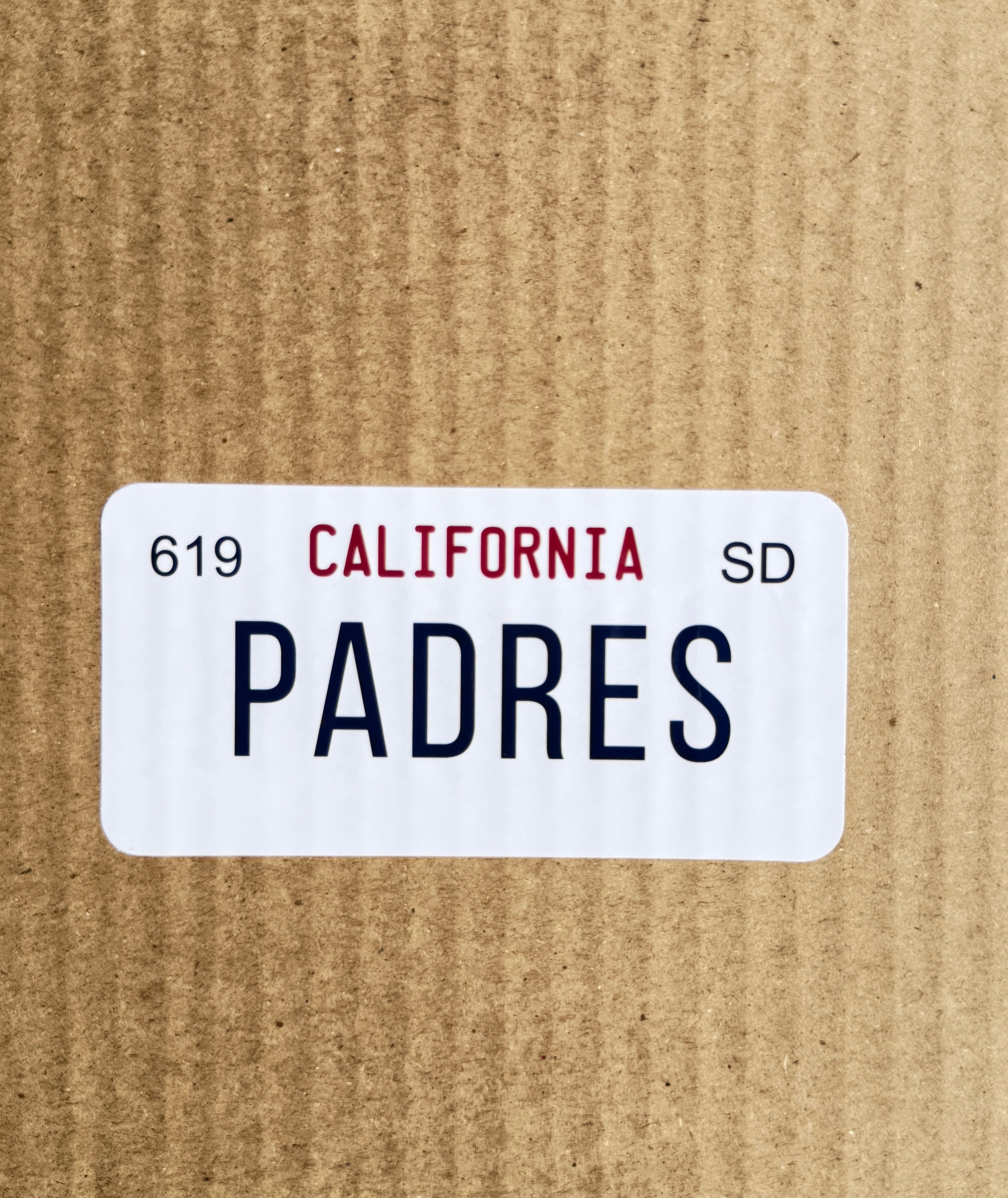 Padres License Plate Stickers (3 Pack)