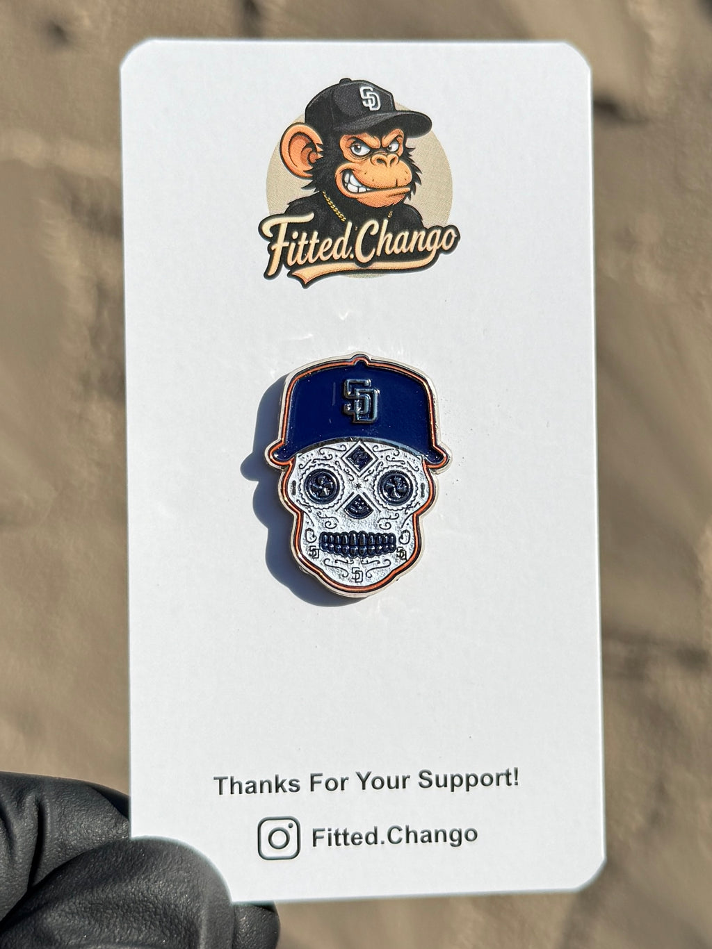 SDFC Skull Pin