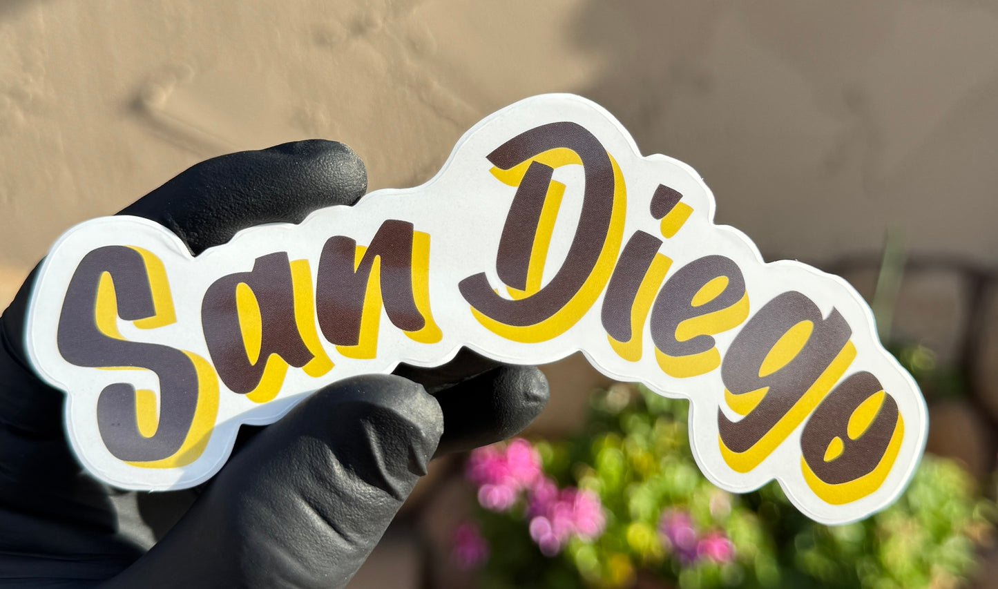 San Diego Sticker (3 Pack)